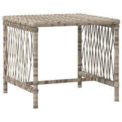 Chaise Longue Ensemble de 3 Gris clair et gris foncé 