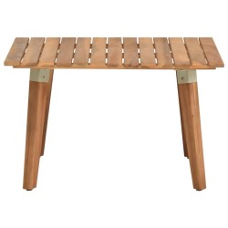 Table basse de jardin 60x60x36 cm Bois solide d'acacia 