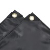 Bâche anthracite 1,5x6 m 650 g/m² 