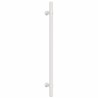 Poignées d'armoire 20 pcs argenté 224 mm acier inoxydable 