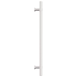 Poignées d'armoire 20 pcs argenté 224 mm acier inoxydable 