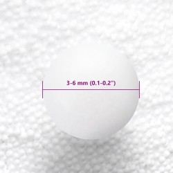 Remplissage Pouf EPS 200 L, Blanc, 10 kg/m³ 