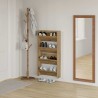 Cabinets à chaussures muraux avec étagère Autre 2 pcs chêne artisanal 
