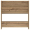 Cabinets à chaussures muraux avec étagère Autre 2 pcs chêne artisanal 