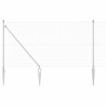 Ensemble de poteaux de clôture 2 pièces Acier galvanisé 25 x 1 m 