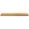 Appuis de fenêtre 2 pcs marron clair bois de chêne massif 
