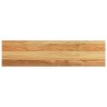 Appuis de fenêtre 2 pcs marron clair bois de chêne massif 