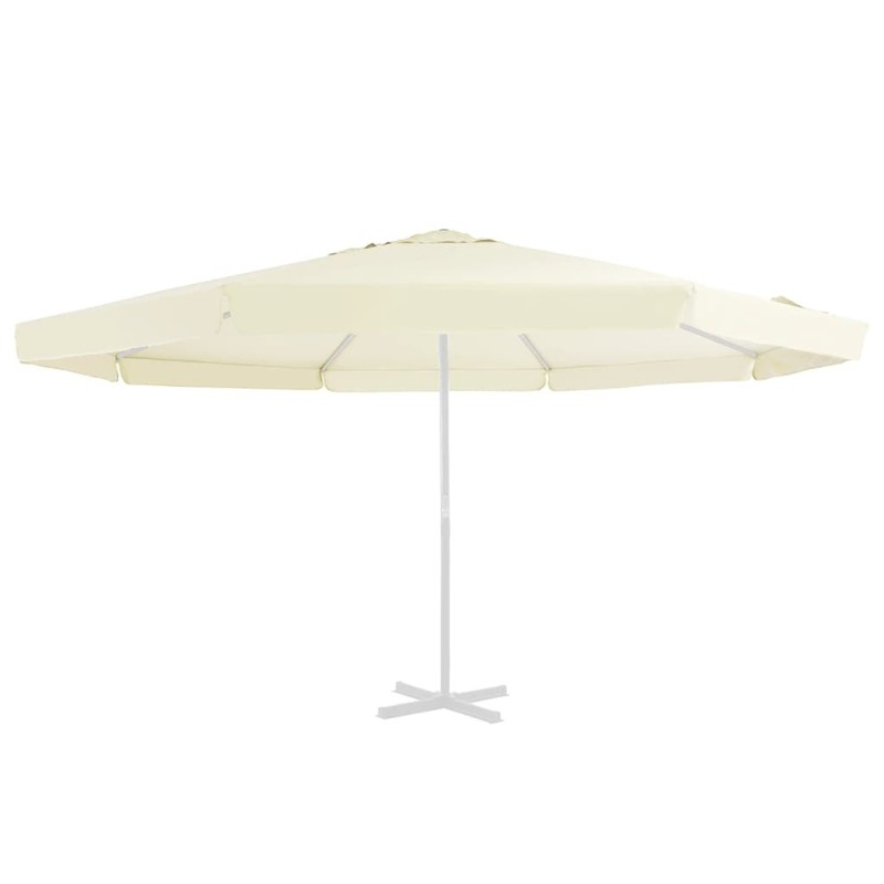 Tissu de remplacement pour parasol d'extérieur Sable 515 cm Tissu de remplacement pour parasol d'extérieur Sable 515 cm