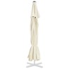 Tissu de remplacement pour parasol d'extérieur Sable 515 cm 