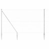 Ensemble de clôture 2 pièces Acier galvanisé 25 x 1,5 m Durable 