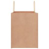 Sacs en papier 250 pcs avec poignées marron 32x22x28 cm 