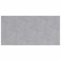 Plaques en Aluminium à Motifs 4 pcs Antidérapantes 50x25 cm 