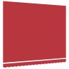 Tissu d'auvent de rechange pour cadre 4x3.5 m Rouge 