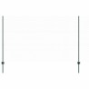 Poteaux de Clôture 5 pcs U-Channel Vert 140 cm Acier 