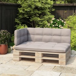 Dossier pour canapé palette Noir 110 cm Fer 