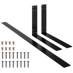 Dossier pour canapé palette Noir 110 cm Fer 
