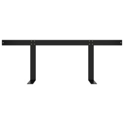 Dossier pour canapé palette Noir 110 cm Fer 