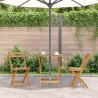 Table pliable de jardin 60x60x75 cm Bois d'acacia solide 