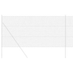 Clôture Hexagonale Grise Gris 1 x 50 m Acier 