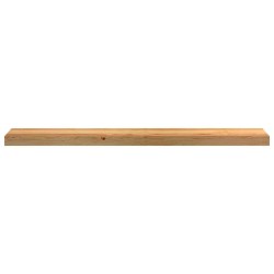 Appuis de fenêtre 2 pcs marron clair bois de chêne massif 