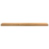 Appuis de fenêtre 2 pcs marron clair bois de chêne massif 