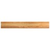 Appuis de fenêtre 2 pcs marron clair bois de chêne massif 