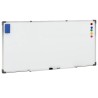 Tableau blanc magnétique Blanc 110x60 cm Acier 