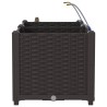 Jardinières de jardin 1 pc Marron 80 x 40 x 37.5 cm Plastique 
