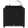 Jardinières de jardin 1 pc Noir 80 x 40 x 37.5 cm Plastique 
