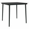 Ensemble de salle à manger 3 pcs Gris clair et noir 