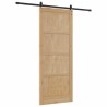 Porte coulissante avec quincaillerie 93x232 cm en bois massif 