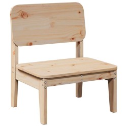 Chaise de jardin 60x52,5x72 cm bois de pin massif 