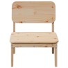 Chaise de jardin 60x52,5x72 cm bois de pin massif 