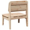 Chaise de jardin 60x52,5x72 cm bois de pin massif 