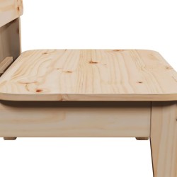 Chaise de jardin 60x52,5x72 cm bois de pin massif 