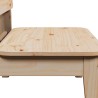 Chaise de jardin 60x52,5x72 cm bois de pin massif 