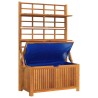 Boîte de rangement avec treillis 99x50x160 cm Acacia massif 