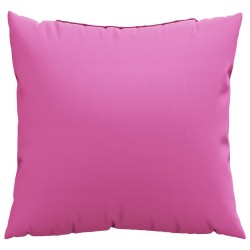 Coussins décoratifs 4 pcs Rose 60x60 cm Tissu 