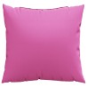 Coussins décoratifs 4 pcs Rose 60x60 cm Tissu 