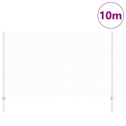 Poteaux de clôture 10 pcs U-Channel 140 cm Acier Galvanisé 