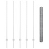 Poteaux de clôture 10 pcs U-Channel 140 cm Acier Galvanisé 