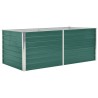 Jardinière 160 x 80 x 45 cm Acier galvanisé Vert 
