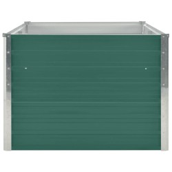 Jardinière 160 x 80 x 45 cm Acier galvanisé Vert 