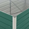 Jardinière 160 x 80 x 45 cm Acier galvanisé Vert 