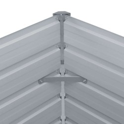 Jardinière 160 x 80 x 45 cm Acier galvanisé Vert 