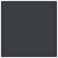 Ensemble de Salle à Manger de Jardin 5 pcs Anthracite Plastique 