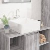 Lavabo blanc 37x37x13 cm céramique carré 