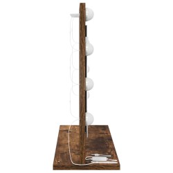 Miroir de vanité Chêne fumé Bois, Verre 60 x 45 x 18 cm Miroir 