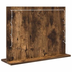 Miroir de vanité Chêne fumé Bois, Verre 60 x 45 x 18 cm Miroir 