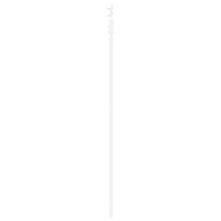 Porte Coulissante avec Kit de Quincaillerie Blanche 73.5x198.5 cm Bois Massif Pin 